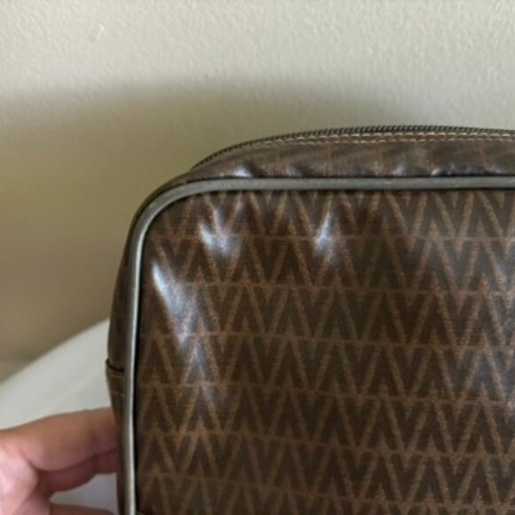 Mario Valentino Clutch Bag Brown PVC - Picture 11 of 16